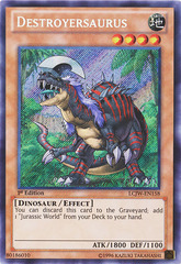 Destroyersaurus - LCJW-EN158 - Secret Rare - 1st Edition