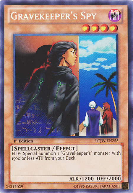 Gravekeepers Spy - LCJW-EN255 - Secret Rare - 1st Edition
