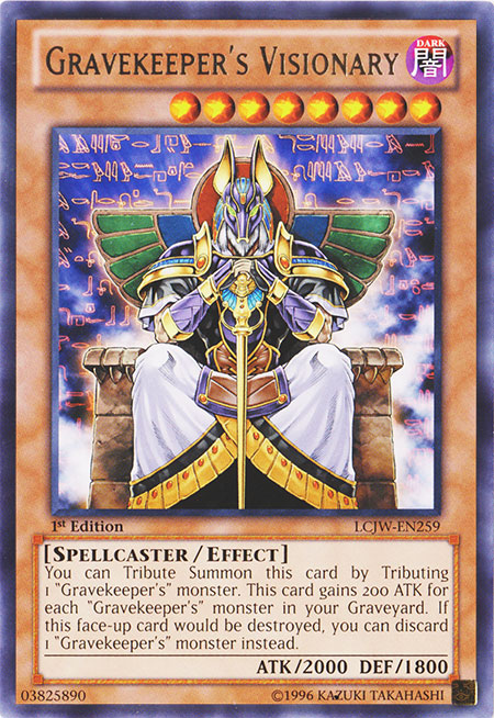 Gravekeepers Visionary - LCJW-EN259 - Rare - 1st Edition
