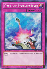 Compulsory Evacuation Device - LCJW-EN295 - Secret Rare - 1st Edition