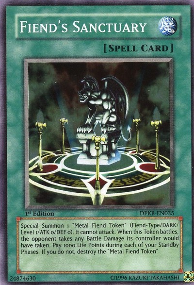 Fiends Sanctuary - DPKB-EN035 - Super Rare - Unlimited Edition