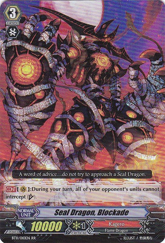 Seal Dragon, Blockade - BT11/010EN - RR Seal Dragon, Blockade - BT11/010EN - RR