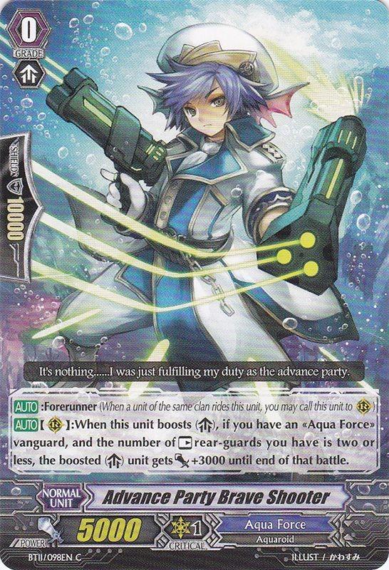 Advance Party Brave Shooter - BT11/098EN - C Advance Party Brave Shooter - BT11/098EN - C