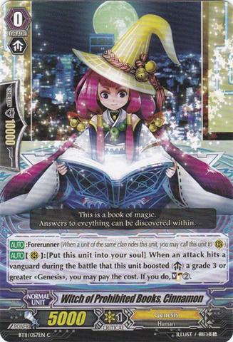 Witch of Prohibited Books Cinnamon - BT11/057EN - C Witch of Prohibited Books Cinnamon - BT11/057EN - C