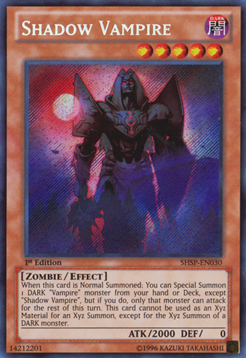 Shadow Vampire - SHSP-EN030 - Secret Rare - 1st Edition