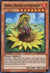 Mariña, Princess of Sunflowers - SHSP-EN040 - Super Rare - 1st Edition