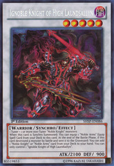 Ignoble Knight of High Laundsallyn - SHSP-EN086 - Secret Rare - 1st Edition