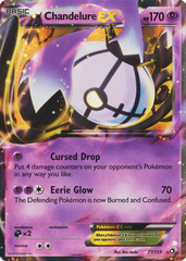 Chandelure-EX - 77/113 - Rare Holo EX