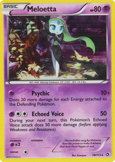 Meloetta - 78/113 - Holo Rare