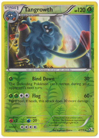 Tangrowth - 2/113 - Rare - Reverse Holo