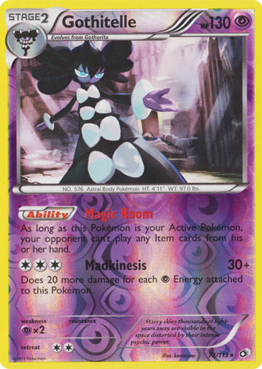 Gothitelle - 72/113 - Reverse Holo