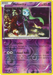 Meloetta - 78/113 - Holo Rare - Reverse Holo