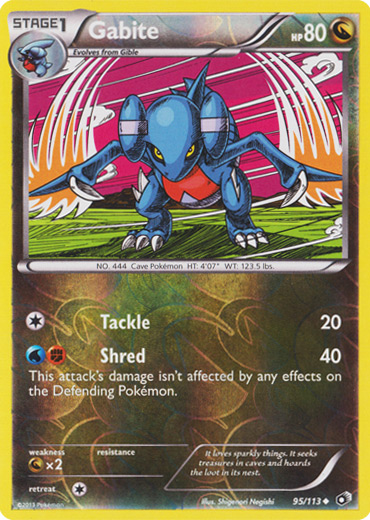 Gabite - 95/113 - Uncommon - Reverse Holo