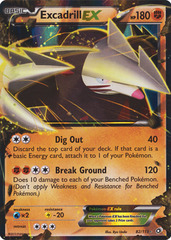 Excadrill-EX - 82/113 - Rare Holo EX