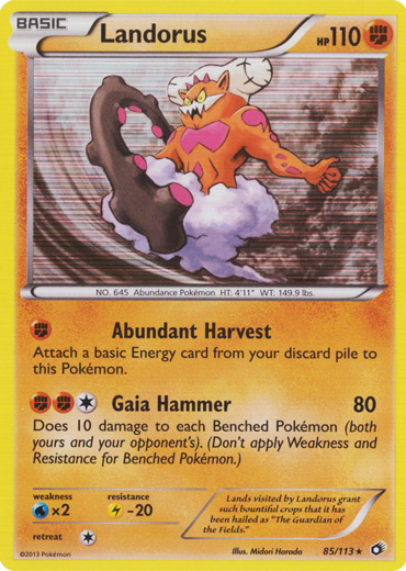 Landorus - 85/113 - Holo Rare