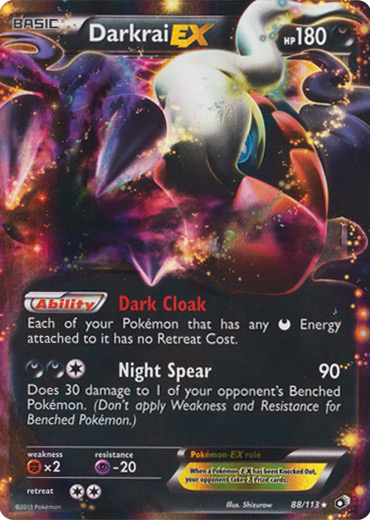 Darkrai EX - 88/113 - Ultra Rare