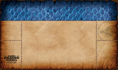 Elder Dragon Scroll Playmat Blue