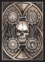 50ct Dead Man's Hand Art Sleeves