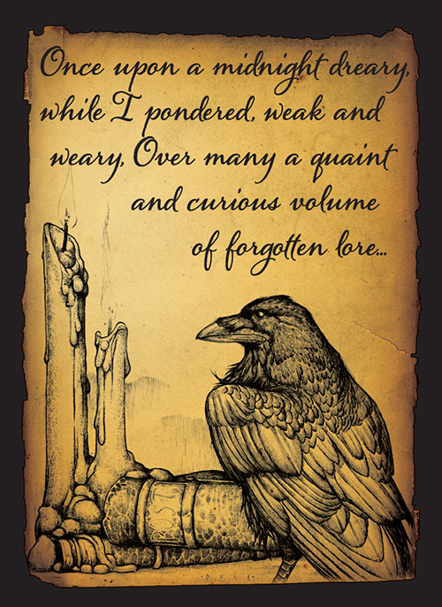 Raven Art Sleeves (50)