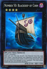 Number 50: Blackship of Corn - CT10-EN018 - Super Rare - Limited Edition