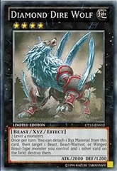 Diamond Dire Wolf - CT10-EN012 - Super Rare - Limited Edition