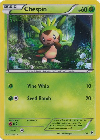 Chespin - 3/39 - Holo