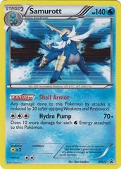 Samurott BW22 Tinsel Holo Promo - Evolved Battle Action Tins Exclusive