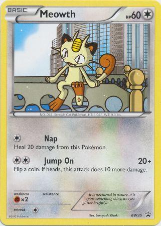 Meowth - BW35 - Promotional