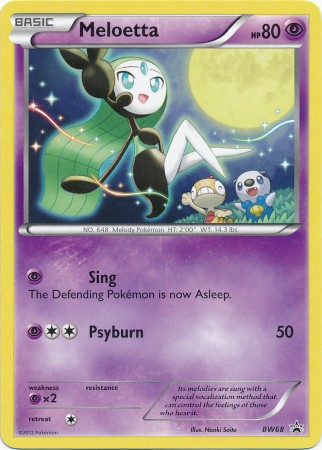 Meloetta - BW68 - Promotional