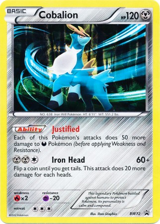 Cobalion - BW72 - Promotional