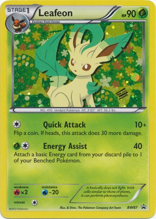 Leafeon  - BW87 - Promotional