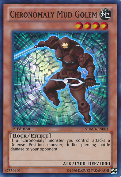 Chronomaly Mud Golem - NUMH-EN003 - Super Rare - Unlimited