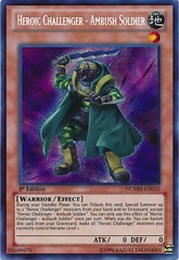 Heroic Challenger - Ambush Soldier - NUMH-EN010 - Secret Rare - Unlimited