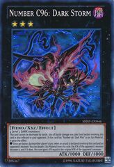 Number C96: Dark Storm - SHSP-EN046 - Super Rare - Unlimited Edition