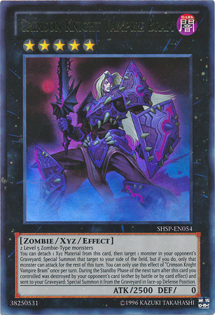 Crimson Knight Vampire Bram - SHSP-EN054 - Ultra Rare - edition illimitee // Shadow Specters - SHSP