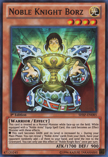 Noble Knight Borz - SHSP-EN085 - Super Rare - edition illimitee // Shadow Specters - SHSP