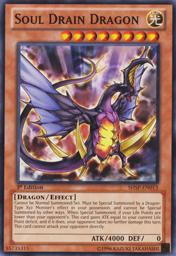 Soul Drain Dragon - SHSP-EN013 - Common - Unlimited Edition