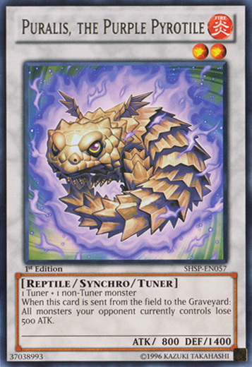Puralis, the Purple Pyrotile - SHSP-EN057 - Rare - Unlimited Edition