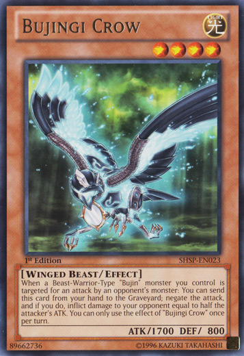 Bujingi Crow - SHSP-EN023 - Rare - Unlimited Edition