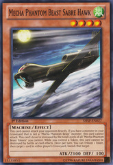 Mecha Phantom Beast Sabre Hawk - SHSP-EN027 - Common - Unlimited Edition