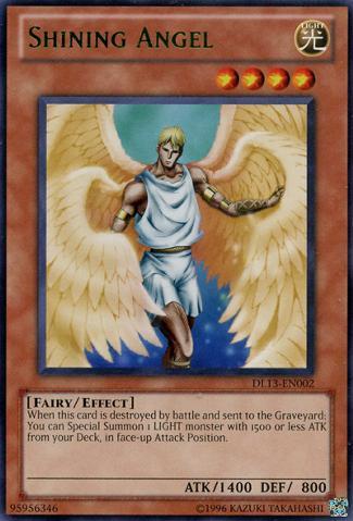Shining Angel - Green - DL13-EN002 - Rare - Unlimited Edition
