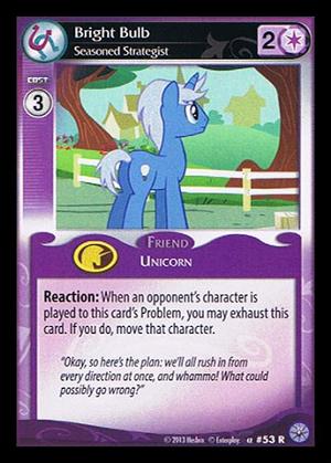 Bright Bulb, Seasoned Strategist - 53