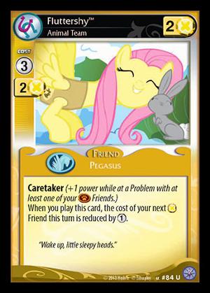 Fluttershy, Animal Team - F28