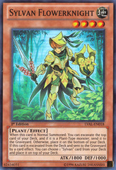 Sylvan Flowerknight - LVAL-EN018 - Super Rare - 1st Edition