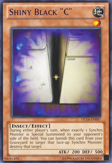 Shiny Black C - Purple - DL14-EN007 - Rare - Unlimited Edition