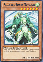 Raiza the Storm Monarch - Blue - DL14-EN008 - Rare - Unlimited Edition