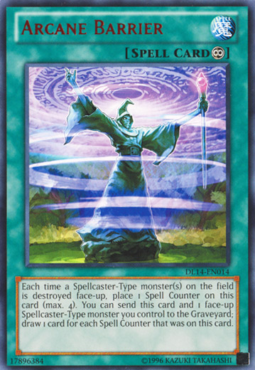 Arcane Barrier - Red - DL14-EN014 - Rare - Unlimited Edition