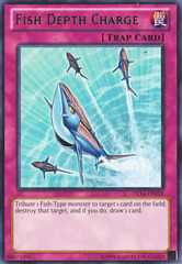 Fish Depth Charge - Green - DL14-EN018 - Rare - Unlimited Edition