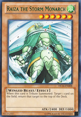 Raiza the Storm Monarch - Green - DL14-EN008 - Rare - Unlimited Edition