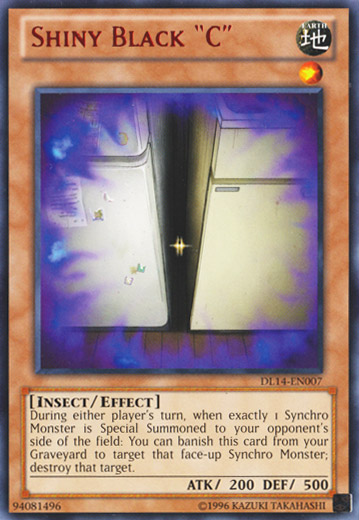 Shiny Black C - Red - DL14-EN007 - Rare - Unlimited Edition